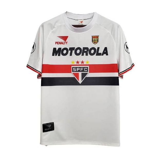 Camiseta São Paulo 1ª Retro 1999 2000 Blanco